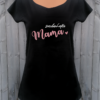 schwarzes T-Shirt zauberhafte Mama roségold